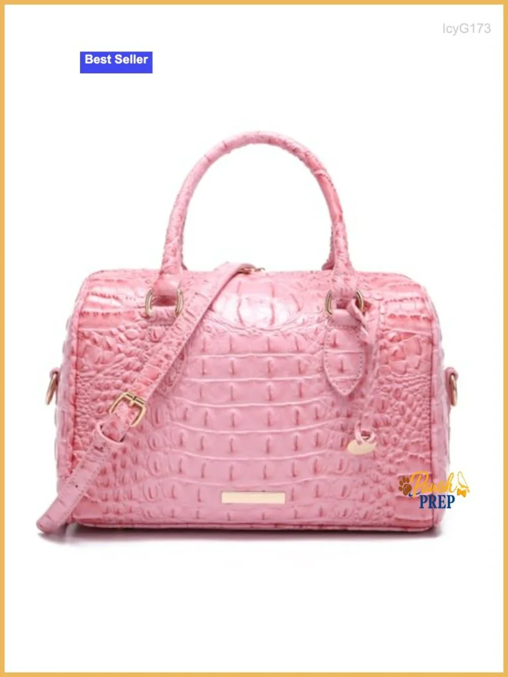 Vegan Leather Crocodile Tote Satchel Women Top Handle Shoulder Bag